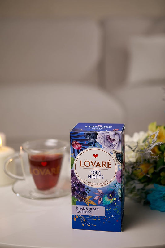 Individually Wrapped Tea Bags By Lovare - 1001 Night 24 tea bags x 2g each